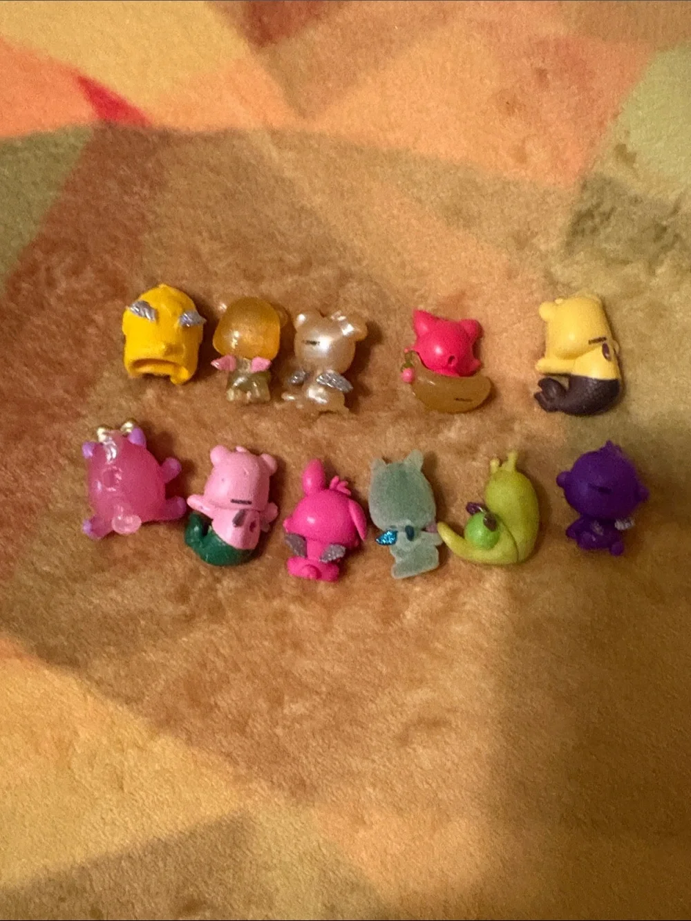 Hatchimals Colorful Small Pets Mini Figurine Toy Set - Pink, Yellow, Green, Blue